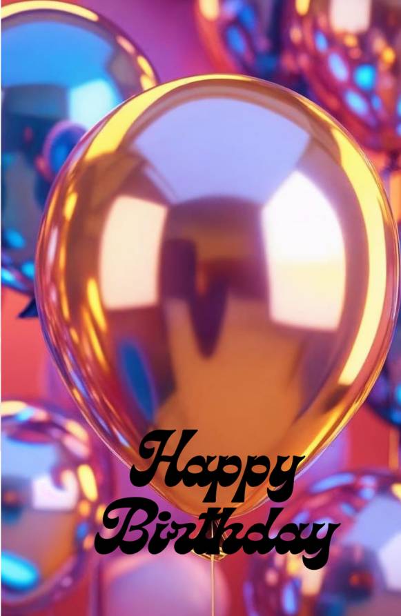 All lights 3d Birthday Card - Image 3