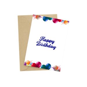 Cheerful loon Birthday Card - Customizable