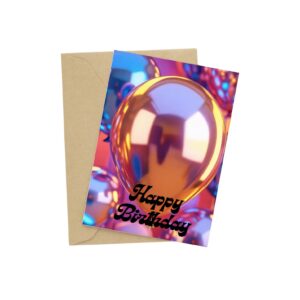All lights 3d Birthday Card