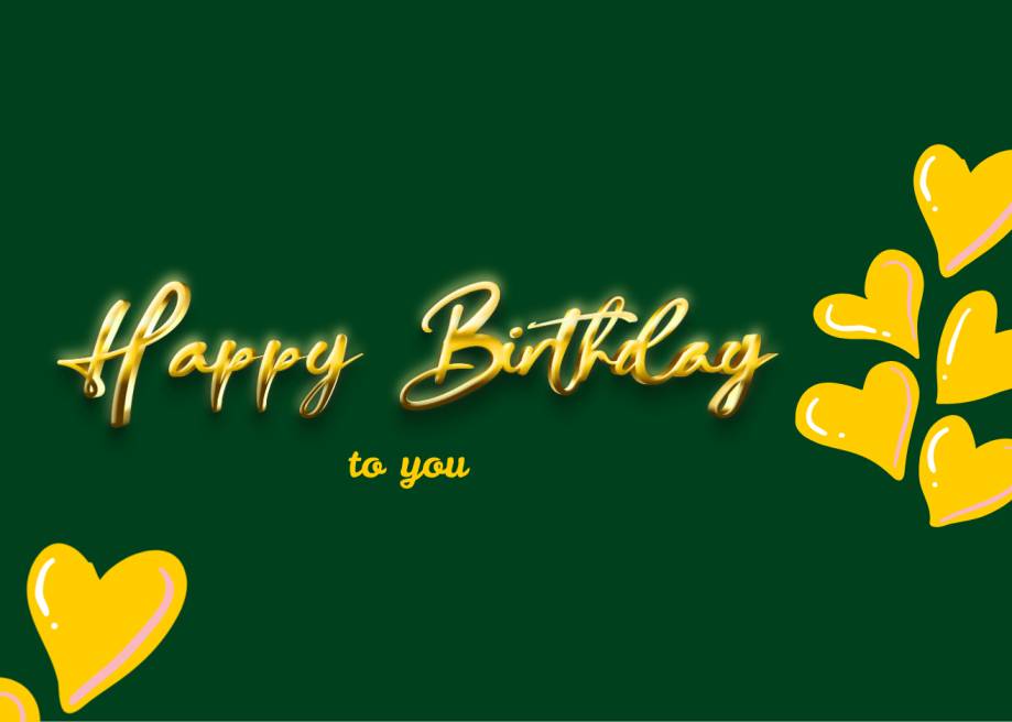 Green face Birthday Card - Image 3